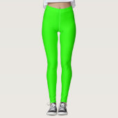 Chroma Key Perfekte grüne Leggings (Vorderseite)