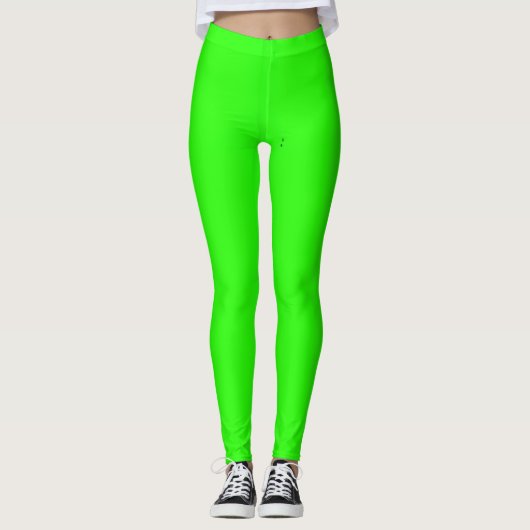 Chroma Key Perfekte grüne Leggings (Vorderseite)