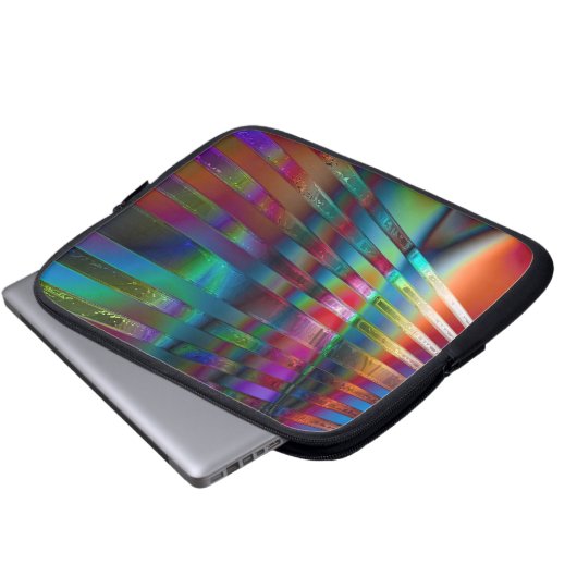 Chroma Rays Laptopschutzhülle (Vorne Knopf)