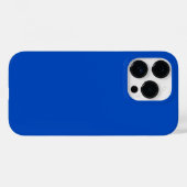 Chroma-Schlüsselfarbe Blau Case-Mate iPhone Hülle (Rückseite (Horizontal))
