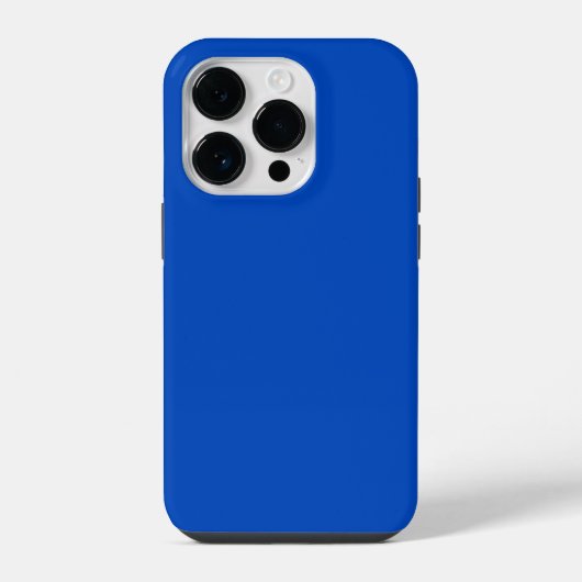 Chroma-Schlüsselfarbe Blau iPhone Hülle (Rückseite)