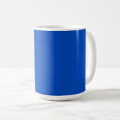 Chroma-Schlüsselfarbe Blau Kaffeetasse (VorderseiteRechts)