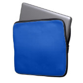 Chroma-Schlüsselfarbe Blau Laptopschutzhülle (Vorderseite Links)