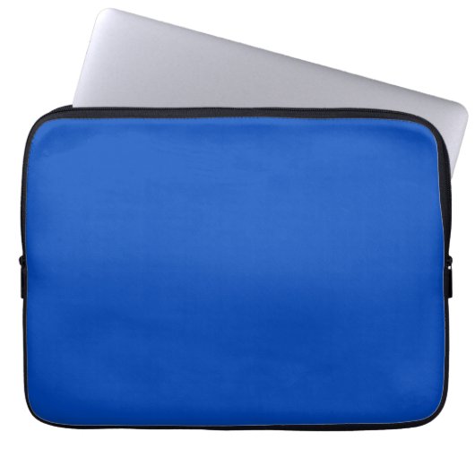 Chroma-Schlüsselfarbe Blau Laptopschutzhülle (Vorderseite)
