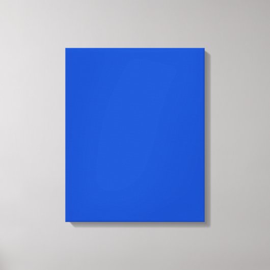 Chroma-Schlüsselfarbe Blau Leinwanddruck (Vorderseite)