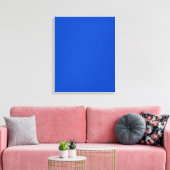 Chroma-Schlüsselfarbe Blau Leinwanddruck (Insitu (Wohnzimmer))