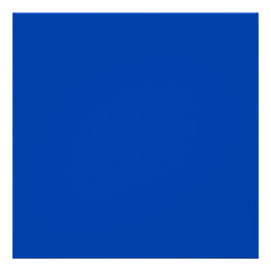 Chroma-Schlüsselfarbe Blau Poster