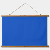 Chroma-Schlüsselfarbe Blau und Grün Wandteppich Mit Holzrahmen (Vorderseite)