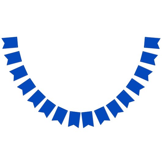Chroma-Schlüsselfarbe Blau Wimpelkette (Alle)