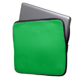 Chroma-Schlüsselfarbe Grün Laptopschutzhülle (Vorderseite Links)