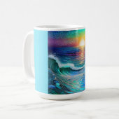 Chroma Sea Seascape Kaffeetasse (Vorderseite Links)