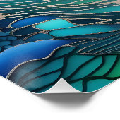 Chroma Sea Seascape Poster (Ecke)