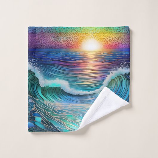 Chroma Sea Seascape Waschlappen (Waschlappen)