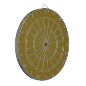 Chroma Textura - Ocker-Dartboard Dartscheibe (Vorderseite Links)