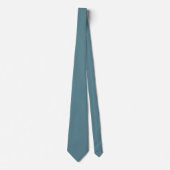 Chroma Textura - Peacock Solid Color Neck Tie Krawatte (Vorderseite)