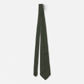 Chroma Textura - Pine Solid Color Neck Tie Krawatte (Rückseite)