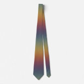 Chroma Textura - Rainbow Sunset Gradient Neck Tie Krawatte (Vorderseite)