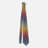 Chroma Textura - Rainbow Sunset Gradient Neck Tie Krawatte (Rückseite)