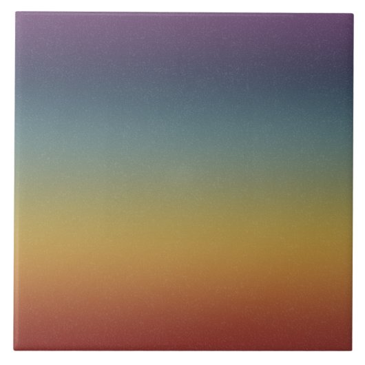 Chroma Textura - Regenbogen Sunset Keramik Tile Fliese (Vorderseite)