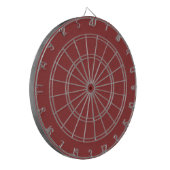 Chroma Textura - Ruby Dartboard Dartscheibe (Vorderseite Links)