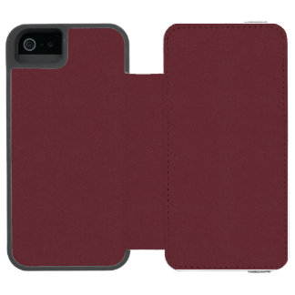 Chroma Textura - Wein Incipio Watson™ iPhone 5 Geldbörsen Hülle