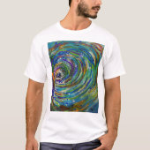 Chroma Vortex Abstrakt Art T-Shirt (Vorderseite)