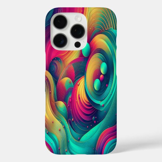 Chromaflux Swirl Case-Mate iPhone Hülle (Rückseite)