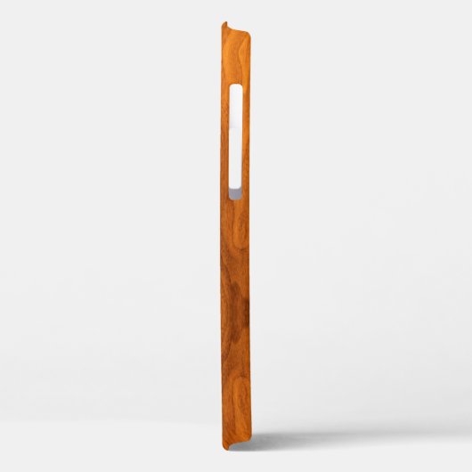 Chromanschor auf Teak Wood Print Case-Mate iPhone Hülle (Rückseite / Links)