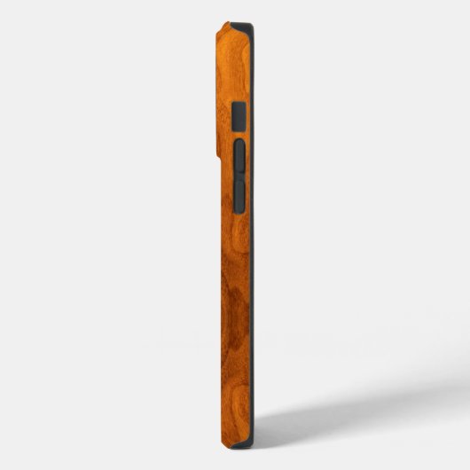 Chromanschor auf Teak Wood Print Case-Mate iPhone Hülle (Rückseite / Links)