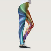 Chromaspirale Blüte Leggings (Rechts)