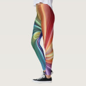 Chromaspirale Blüte Leggings (Links)