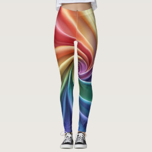 Chromaspirale Blüte Leggings