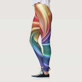 Chromaspirale Blüte Leggings (Links)