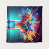 Chromatic Alchemy Wandteppich (Vorderseite (Horizontal))