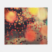 Chromatic Burst – Artistic Fleece Blanket (Vorderseite (Horizontal))