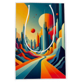 Chromatic Cityscape Mittlere Geschenktüte