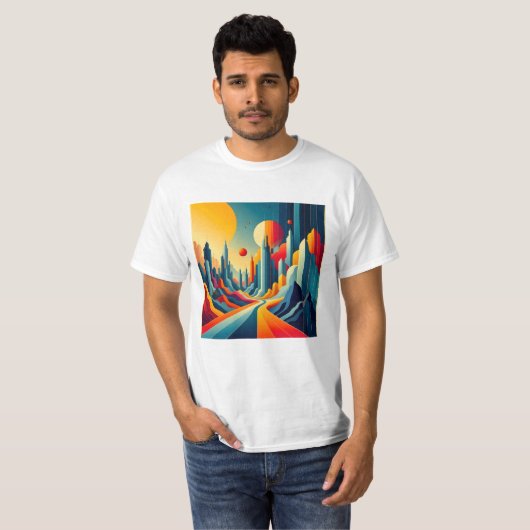 Chromatic Cityscape T-Shirt (Vorne ganz)