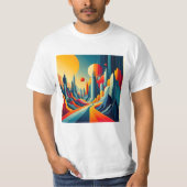 Chromatic Cityscape T-Shirt (Vorderseite)