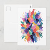 Chromatic Collision Postkarte (Vorne/Hinten)
