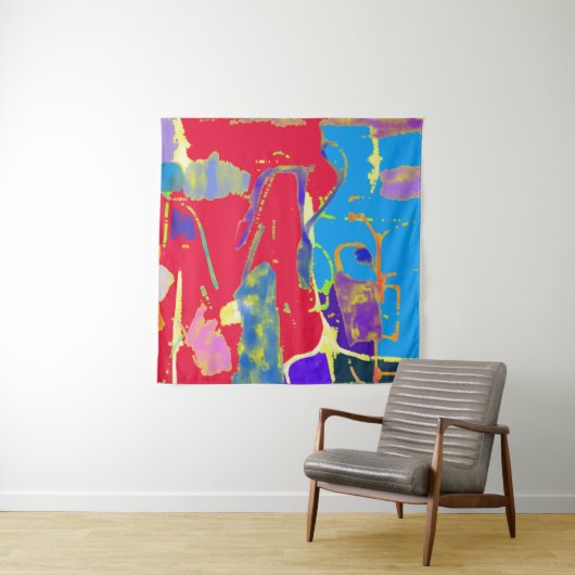 Chromatic Collision  Primary Pulse Wandteppich (Beispiel)