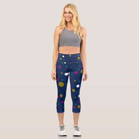 Chromatic Confetti Capri Leggings (Vorderseite)