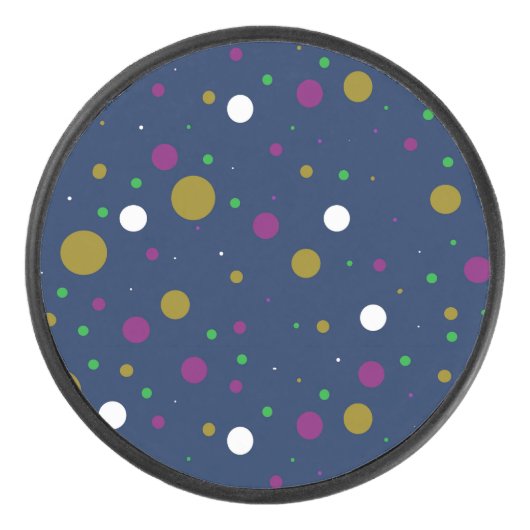 Chromatic Confetti Eishockey Puck (Vorderseite)