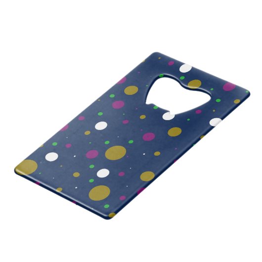 Chromatic Confetti Flaschenöffner (Vorderseite Schrägansicht)