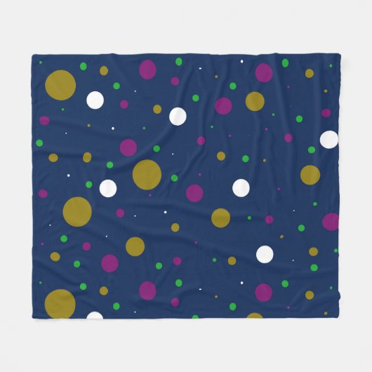 Chromatic Confetti Fleece Blanket (Vorderseite (Horizontal))
