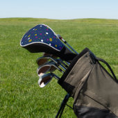 Chromatic Confetti Golf Headcover (In SItu)
