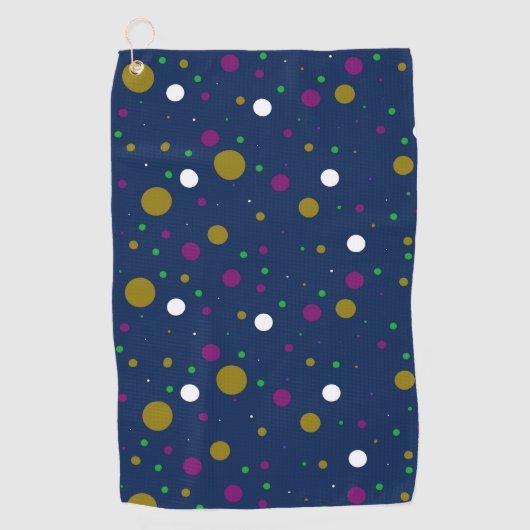 Chromatic Confetti Golfhandtuch (Vorderseite)