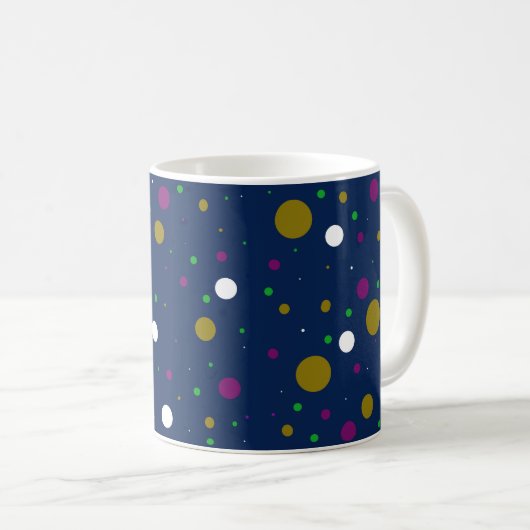 Chromatic Confetti Kaffeetasse (VorderseiteRechts)