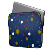 Chromatic Confetti Laptop Sleeve (Vorderseite Links)