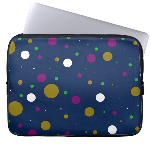 Chromatic Confetti Laptop Sleeve (Vorderseite)