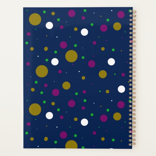 Chromatic Confetti Planner Planer (Rückseite)